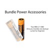 Fenix Dual Battery Bundle E35R EDC Flashlight, 3100 Lumens USB-C
