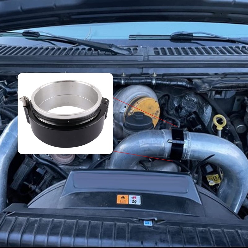 BAGARAATAN Aluminum Quick Release V-Band Clamp,2.5"/62m Intake Intercooler Pipe Clamp,Intake