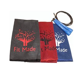 Cooling Towel (Blue, Grey and red)