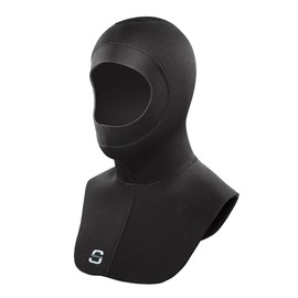 SARHLIO Neoprene Wetsuit Hoods Scuba Diving Hood 3/2MM for Men Women, Face Seal Thermal Bib Dive Cap for Kayaking Snorkeling Swimming Sailing Water Sports (XL)