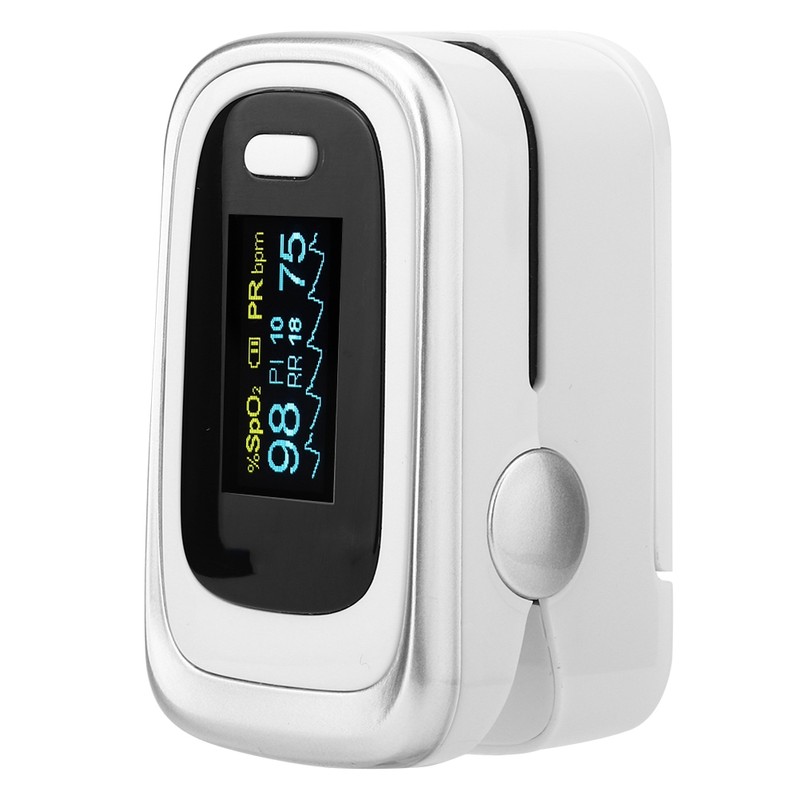 Finger Pulse Oximeter SPO2 PR PI RR Monitoring Blood Oxygen