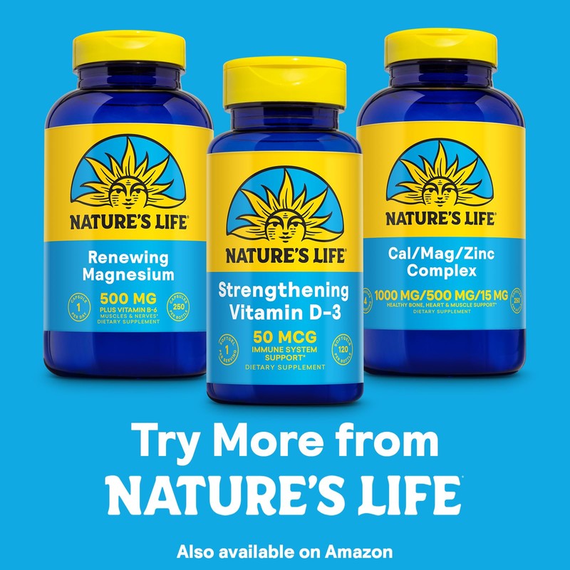 Nature's Life Strengthening Vitamin D3 2000 IU (50 mcg) -