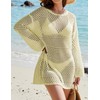 Buauty Womens Swimsuit Coverup Crochet Swim Cover Ups Bikini Bathing