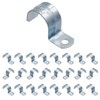 ISPINNER 25pcs 3/4 Inch Zinc Plated Steel EMT Pipe Straps