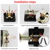 Qrity 1 PCS Single Deadbolt Locks, Thumb Turn Lock, Passage
