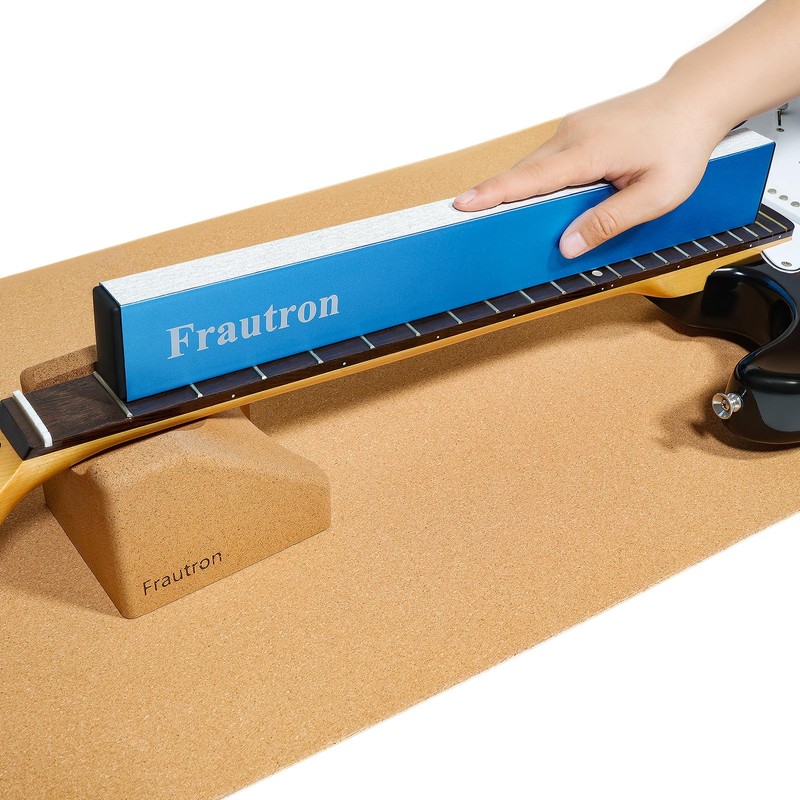 Frautron Guitar Work Mat Kit, Fret Leveling Beam Kit, Luthier