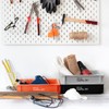 KBDcraft Stackable Storage Bin - Heavy-Duty Plastic Organizer Box and