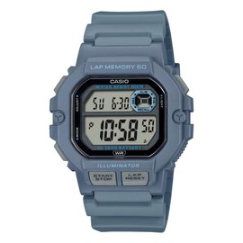 Casio Watch WS-1400H-2AVEF, blue, Ribbon