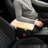 IRIWOOL Sheepskin Armrest Cover Auto Center Armrest Cover Car Soft