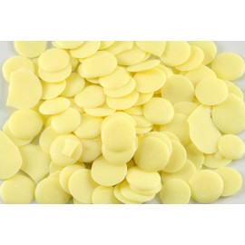 Pure, Raw Cocoa Butter Wafers 4 oz - approximately 200 disks - Easy to measure for all recipe. Unrefined, Non-Deodorized, Food Grade, Cooking, Skincare, Haircare