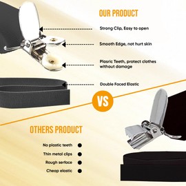 Suspenders for Kids - 1 Inch Suspender Perfect for Tuxedo- Grey and White Striped - (26")