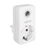LogiLink Socket Adaptor (1x CEE 7/3 Protective Contact) with Twilight