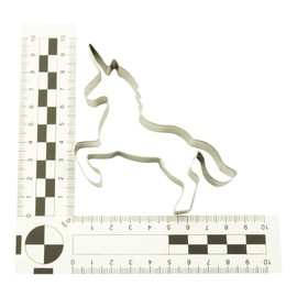 BekkiB - Cookie Cutter "Unicorn" - Approx. 9.1 cm, Stainless Steel Cookie Cutter, Dishwasher Safe - 2501