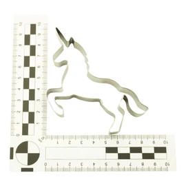 BekkiB - Cookie Cutter "Unicorn" - Approx. 9.1 cm, Stainless Steel Cookie Cutter, Dishwasher Safe - 2501