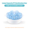 Microwave Bottle Sterilizer Steam Sterilizer Fits 6 Baby Bottles for