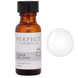 Perfect Formula Perfect Formula Clear Gel Coat - Nail Strengthener, Keratin Treatment, Clear Nail Polish - Strengthener for Damaged Nails - Made In The USA .60 fl oz.