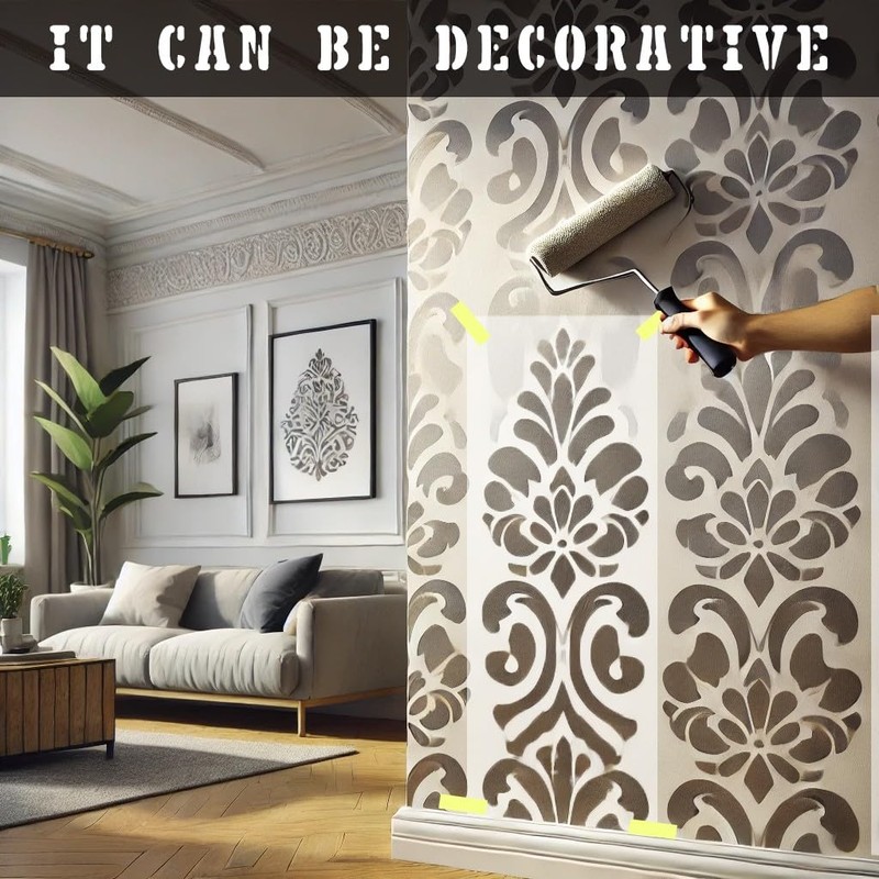 Fishing Hook Stencil: Mylar Airbrush Wall Art Painting Crafts -