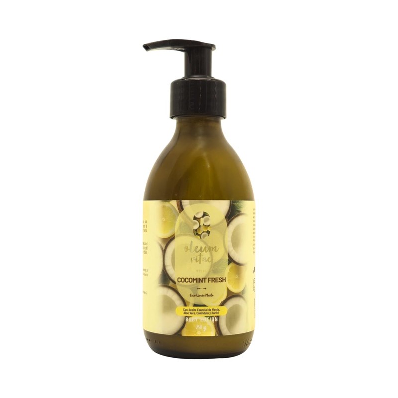 Crema Corporal Oleum Vitae Cocomint Fresh Coco Limón Menta 250
