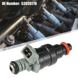 uxcell Flow Matched Fuel Injector Replacement No.53030778 for Ram 1500 2500 3500 1996-1999 for Jeep B1500 B2500 B3500 1996-1998 5.2L 5.9L