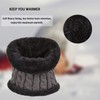 XYIYI Kids Winter Knit Hat and Scarf Set, 2Pcs Warm