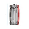 CRANK BROTHERS MULTI-10 Bicycle Carry Tool, 10 Functions, Black/Red, 3.5