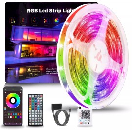 Unbranded Tira De Luces 50FT LED RGB Color Tiras Led Para Decoracion Habitacion Cuarto