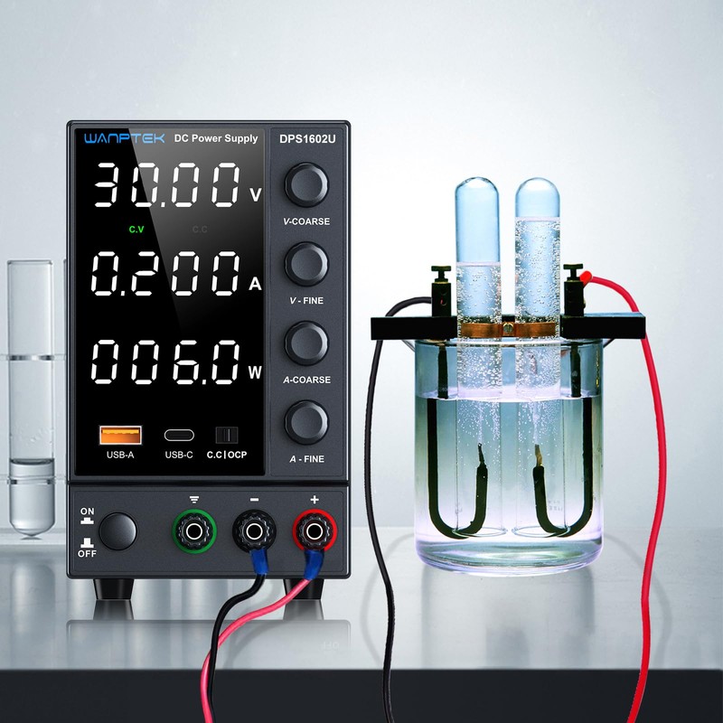 DC Power Supply 0-160V 0-2A, Bench Power Supply with Encoder