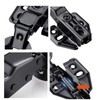 Cokritsm Black Hinge Cabinet Door with Hinge Screws, Screw-On Hinge