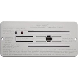 MTI Industries 35-742WT Safe-T-Alert Flush Mount Dual LP/CO2 Alarm - White