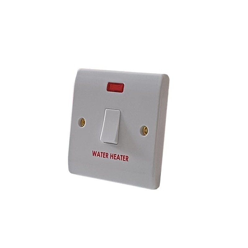 ÉABCON Water Heater Switch, 20 Amp, Stylish and Robust, White
