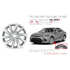 17" NEW Single 17x7.5 Silver Wheel for Toyota Camry 2021 2022 OE Style Replacement Rim