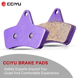 CCIYU Motorcycle Brake Pads Fit For Arctic-cat 1996 1997 1998 1999 2000 2001 2002 2003 2004, Front Carbon Fiber Brake Pads