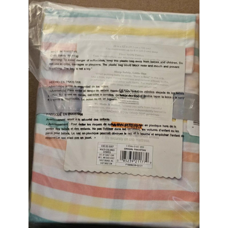 Cloud Island, Fitted Crib Sheet- *NEW*