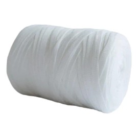 Hilo De Tejer, Hilo Grueso, Camiseta De Ganchillo, Blanco