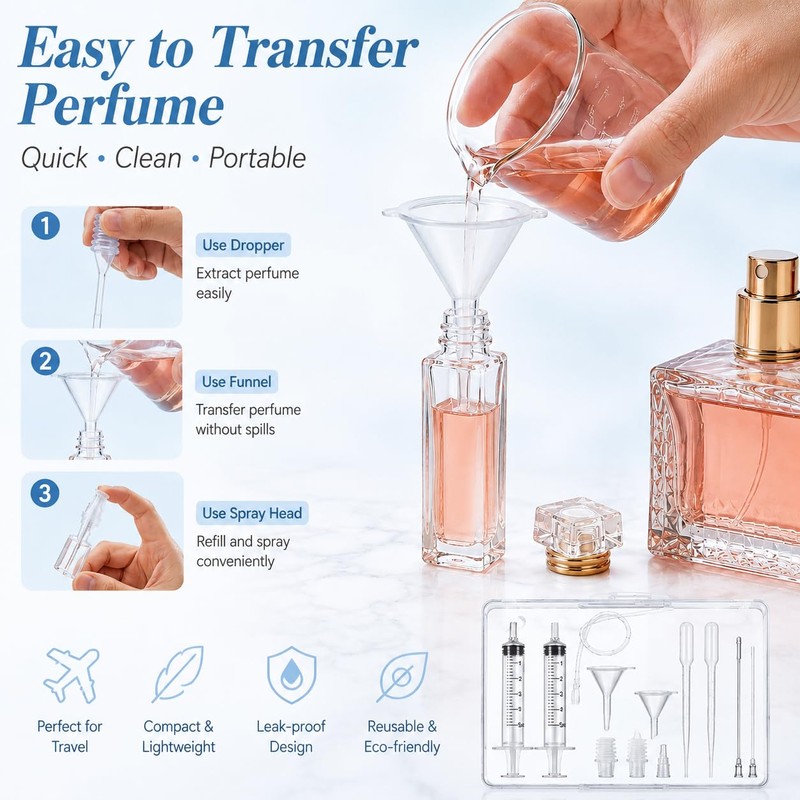 12 Pcs Perfume Making Kit – Perfume Syringe Extractor Set
