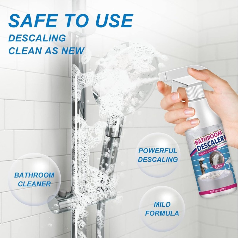 LinTsing Bathroom Descaler Spray, 2 PCS Stubborn Stains Cleaner, Bathroom
