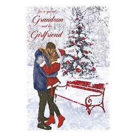 For a Special Grandson and his Girlfriend Christmas Card