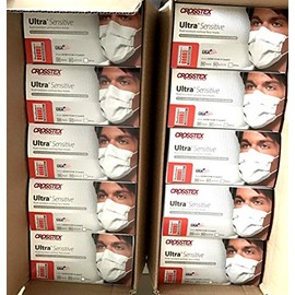 Crosstex GCFCXS Ultra Sensitive Ear Loop, White (Pack of 500)