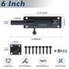 Alise 6 inch Barrel Bolt Latch,Slide Bolt Latch,Heavy Duty Solid