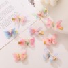 18Pcs Butterfly Clips Small Hair Clips with Rhinestones for Teens