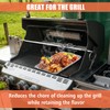 SafBbcue Disposable Grill Toppers 10 Pack Disposable Aluminum Foil Grill