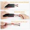 Chiccool Foldable Slim Reading Glasses for Men Women Anti Blue