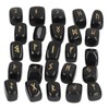 Rune Stones Ancient Rune Fine Workmanship Stylish Appearance Obsidian Material