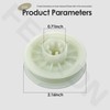 W10677723PL Pulley Compatible with Whirlpool Washing W10677723 Motor, Replacement Pulley