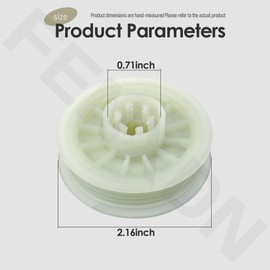 W10677723PL Pulley Compatible with Whirlpool Washing W10677723 Motor, Replacement Pulley for 2-5/16'' Diameter