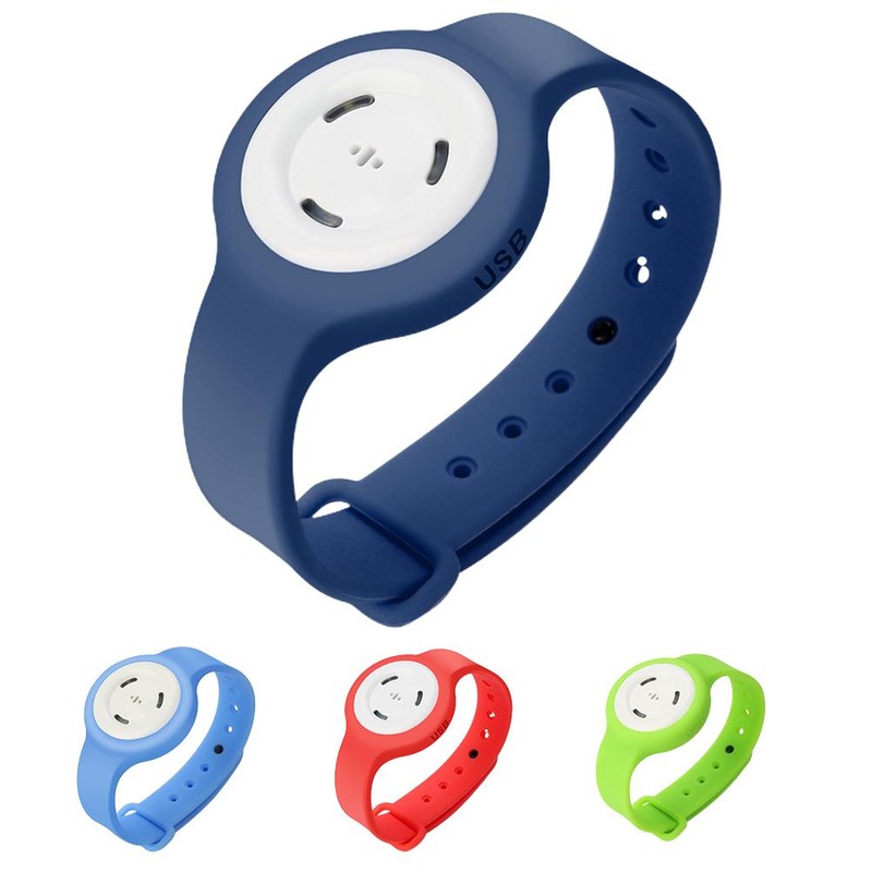 Portable Kids Mosquito Repellent Silicone Wristband USB Charging Ultrasonic Wristband