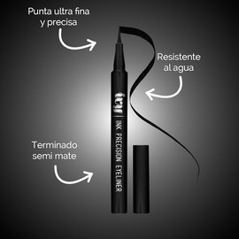 Kit Rimel Prosa Original 5 Mascaras para Pestañas Negro + Delineador IVY INK Precision Negro | Profesional, Maxi Volumen, Maxi Volumen Silicon, Microf
