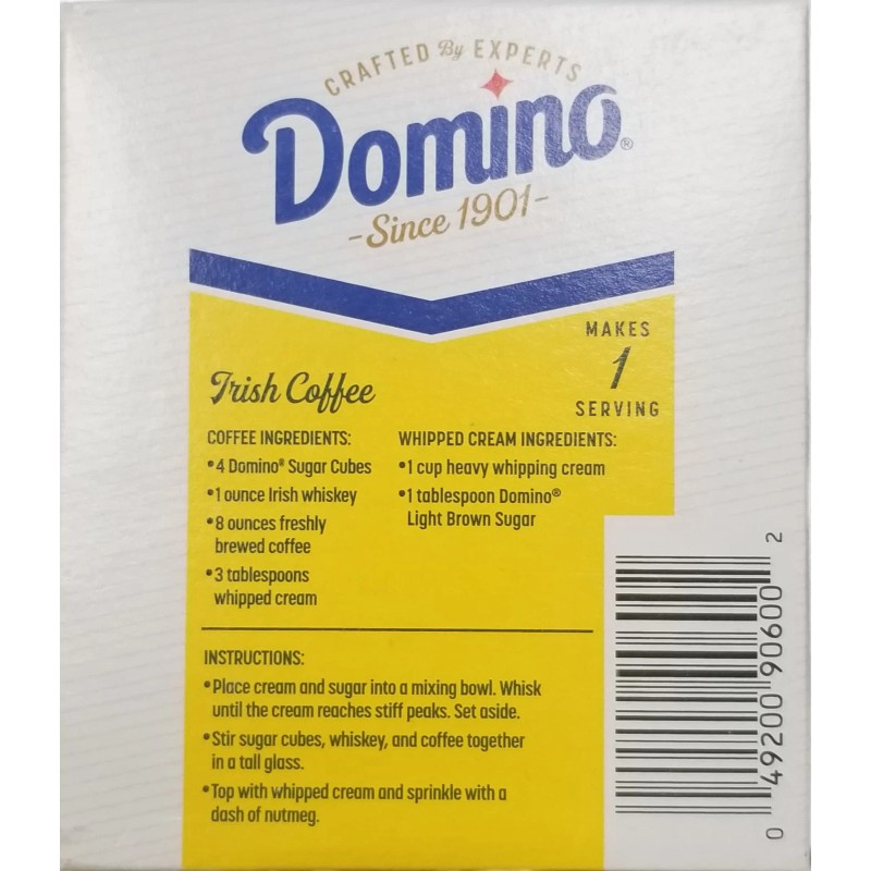 Domino Premium Pure Cane Sugar Dots Sugar Cubes 16 Ounce
