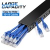 ZhiYo Cable Raceway 156in(4X L39in), Server Rack Cable Management Under