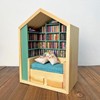 Feurau Anxiety Bookshelf, Shake Bookshelf Shake Away Your Anxiety，Mini Bookstore,